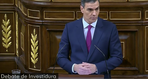 Sánchez anuncia nuevas medidas para su próxima legislatura en su primer debate de la investidura