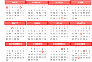 Calendario laboral 2024: ¿Qué días son festivos?