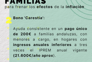 Bono Carestía Junta de Andalucía