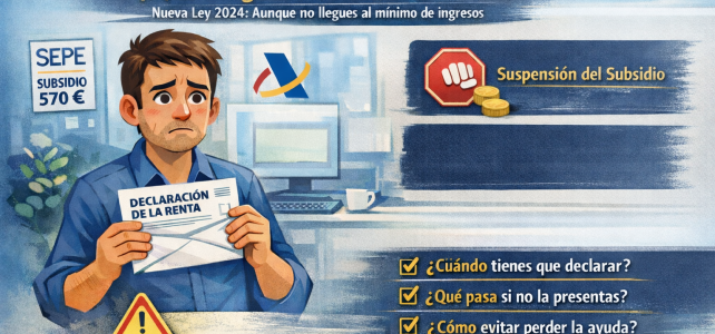 Subsidio de 570 euros y Declaración de la Renta: Guía para no perder la ayuda