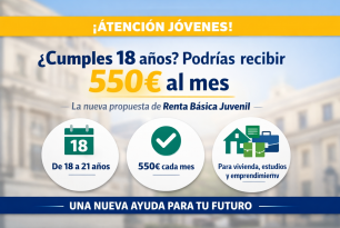 Cumples 18 años? tienes 550 € al mes: la propuesta de Renta Básica Juvenil que prepara España