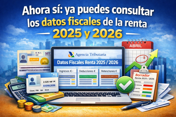 ya puedes acceder a los datos fiscales de la renta 2025-2026