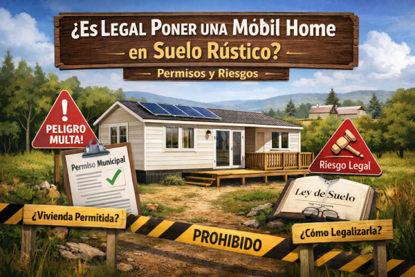 Mobil home en suelo rústico legalidad y permisos”